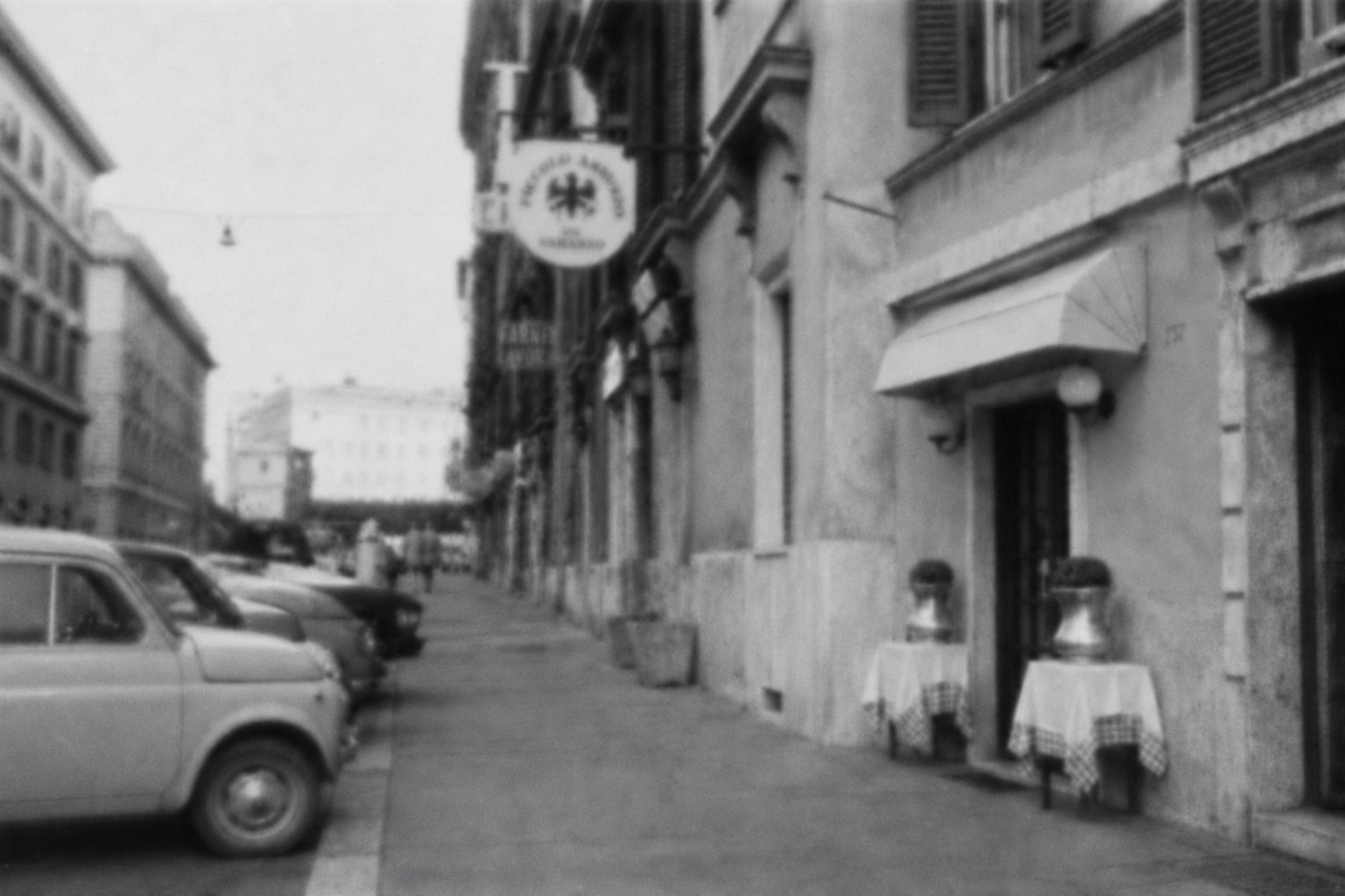 Il Ristorante Piccolo Abruzzo nel 1974